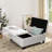 Ciara 35.43" Wide Button Tufted Square Storage Ottoman Upholstered Lift Top Large Ottoman Coffee Table-1703695833