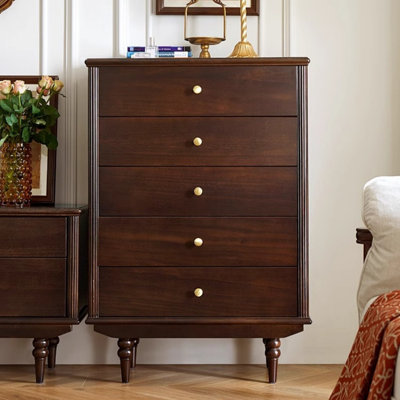 Vintage Style Mountain Wood Entrance Cabinet Solid Wood Accent Chest