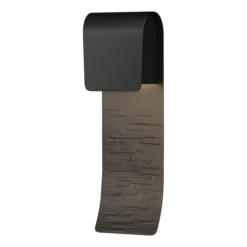 Element Outdoor Sconce, Coastal Black, 19" H x 6" W x 4.5" D