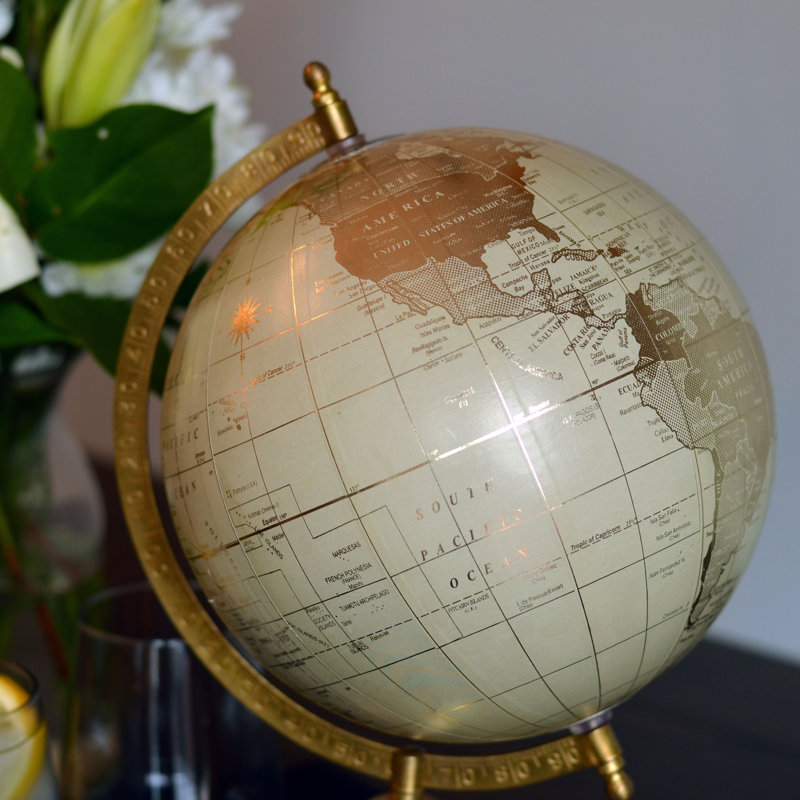 Globe terrestre Explorers, Gris