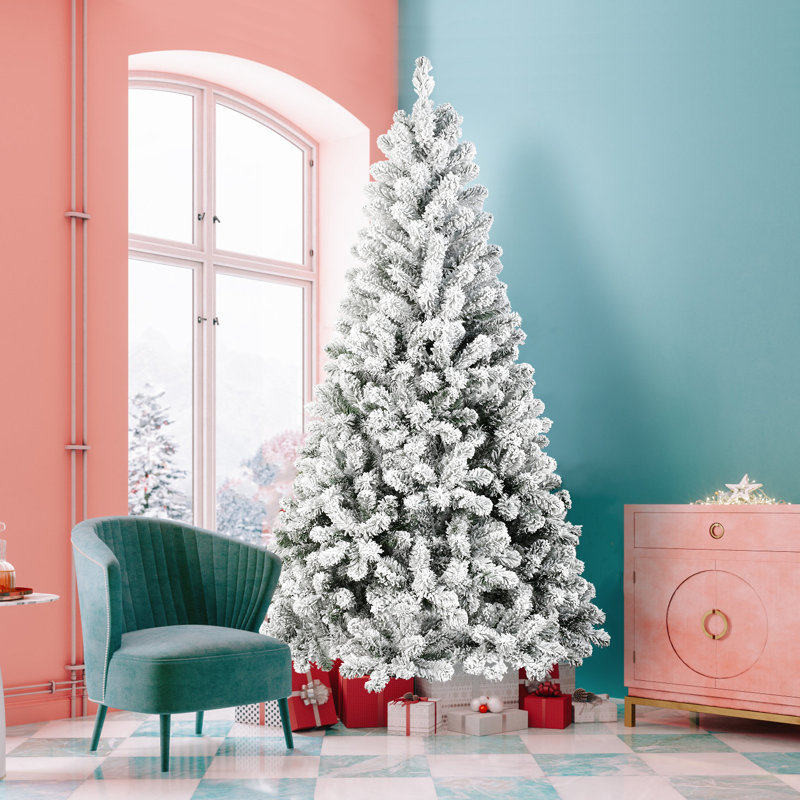 Arbre de Noël artificiel enneigé, 5'