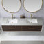 Ensemble de meuble-lavabo double 72 "avec miroir-2022260378-2022260379