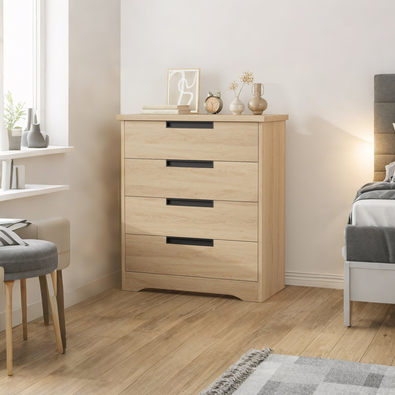 76.2 cm W Chest of 4 Drawers