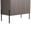 Ebern Designs Yordana Bathroom Vanity 36" Wide - Grey Oak - Black Sink-185887288-185887294