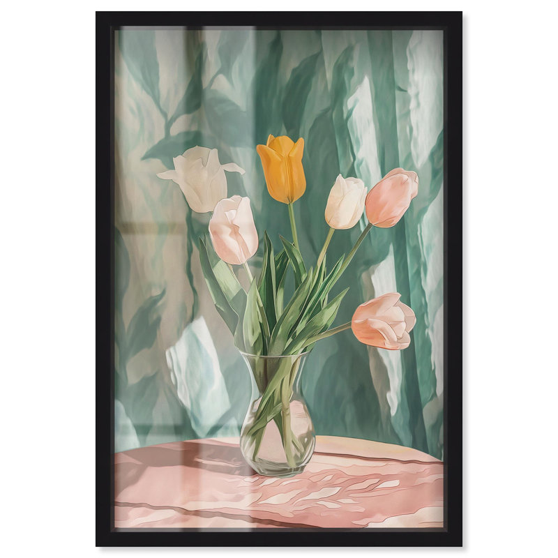 Décoration florale de table à fleurs, H 31 po x l 21 po, Noir