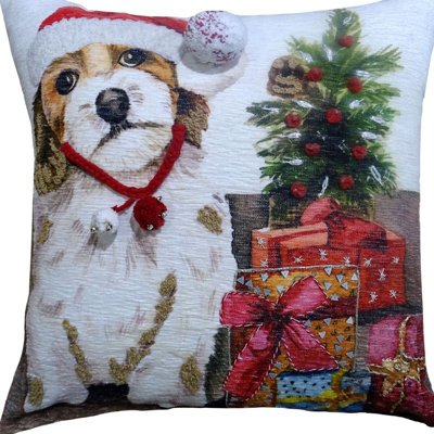Pom-poms Cotton Blend Throw Pillow