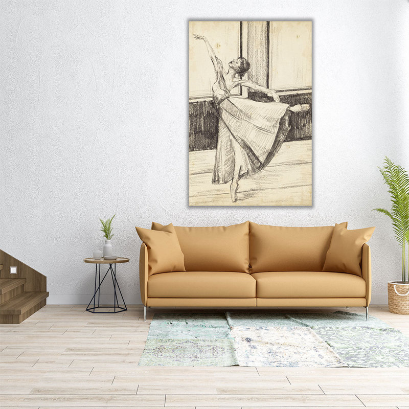 «Whirling Ballet I», reproduction d'art sur toile, H 30 po x l 20 po
