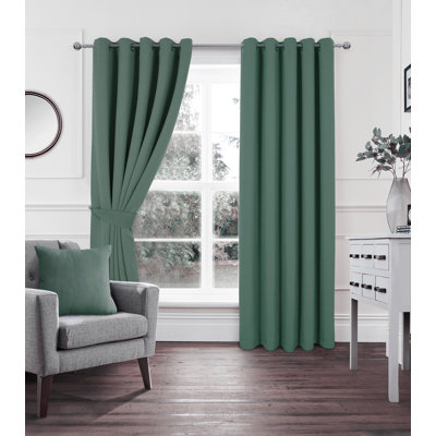 Chacra Room Darkening Curtain Pair