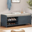 Banc de rangement 43 po patiné avec rangement-1992143308