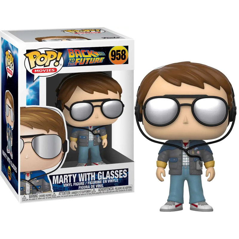 Funko Pop! Retour vers le futur - Marty avec des lunettes # 958