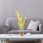 Clear/Gold 25cm Glass Table Vase