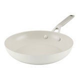 Kitchenaid Hard Anodized Ceramic Nonstick Frying Pan / Skillet, 10 Inch, Porcelain White