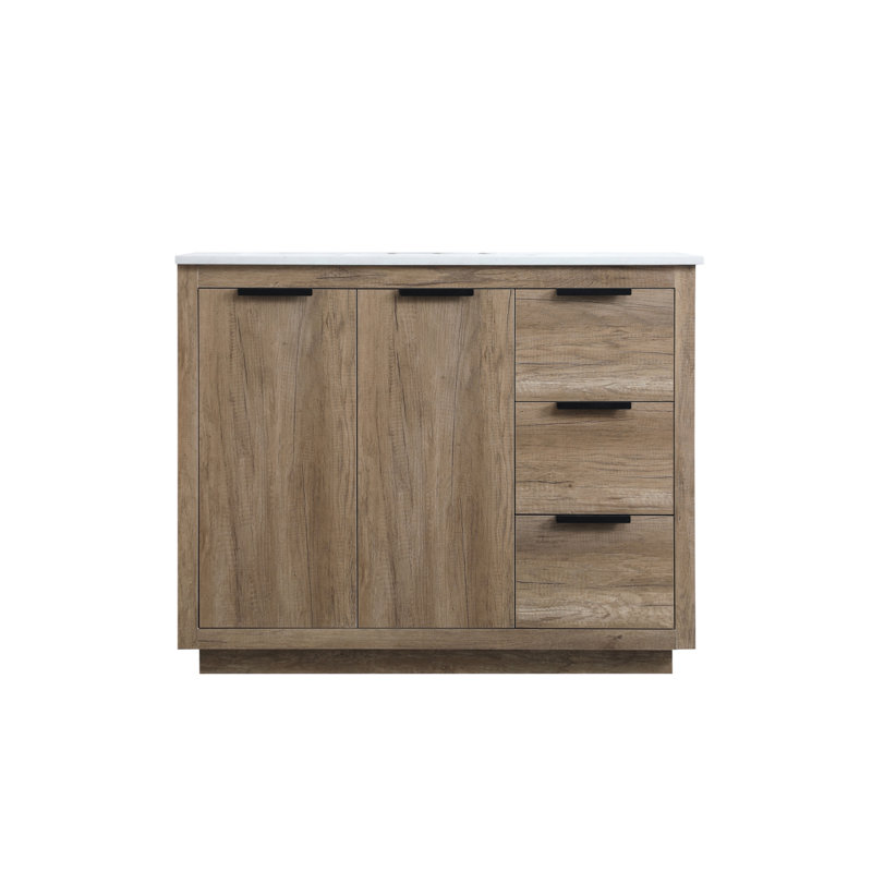 Ensemble de meuble-lavabo simple 42 po Broadlands, Chêne naturel