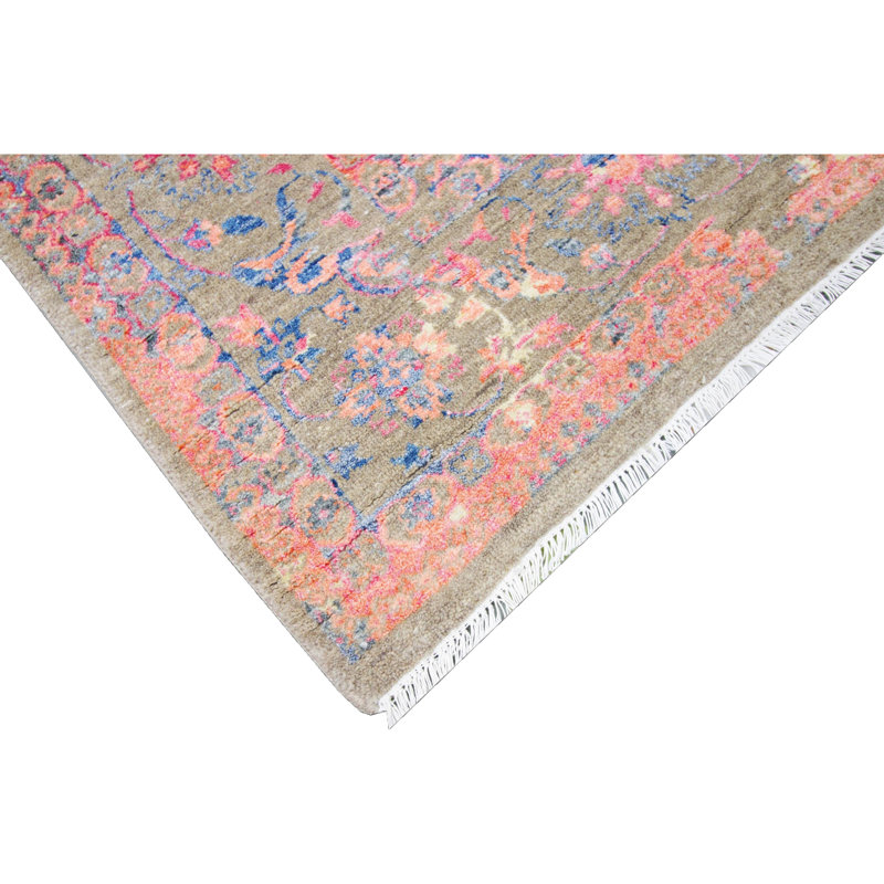 Floral Area Rug, Rectangle 6' x 9'