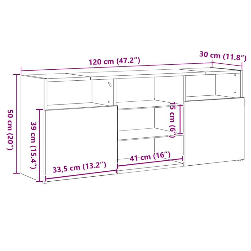 Unfinished TV Stand for TVs up to 24" with Fireplace Included