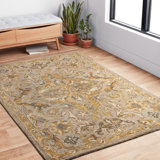 Asan Hand Hooked Wool Oriental Indoor Rug