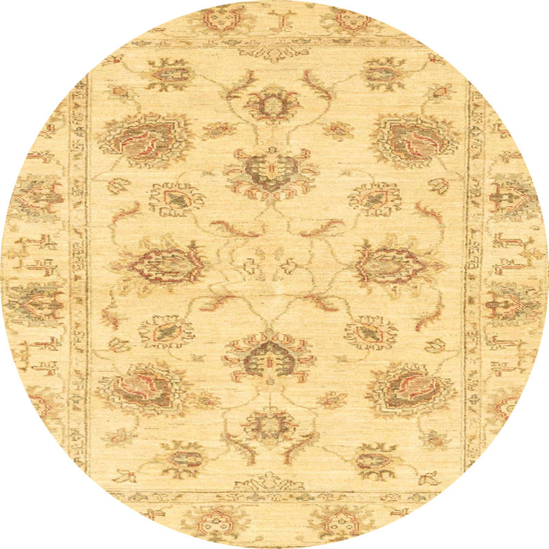 Tapis abstrait moderne 3917, Rond 8 pi