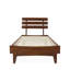 Lit plateforme en bois massif avec tête de lit ajustable Caden, style Mid-Century moderne-1991240173-1991240163
