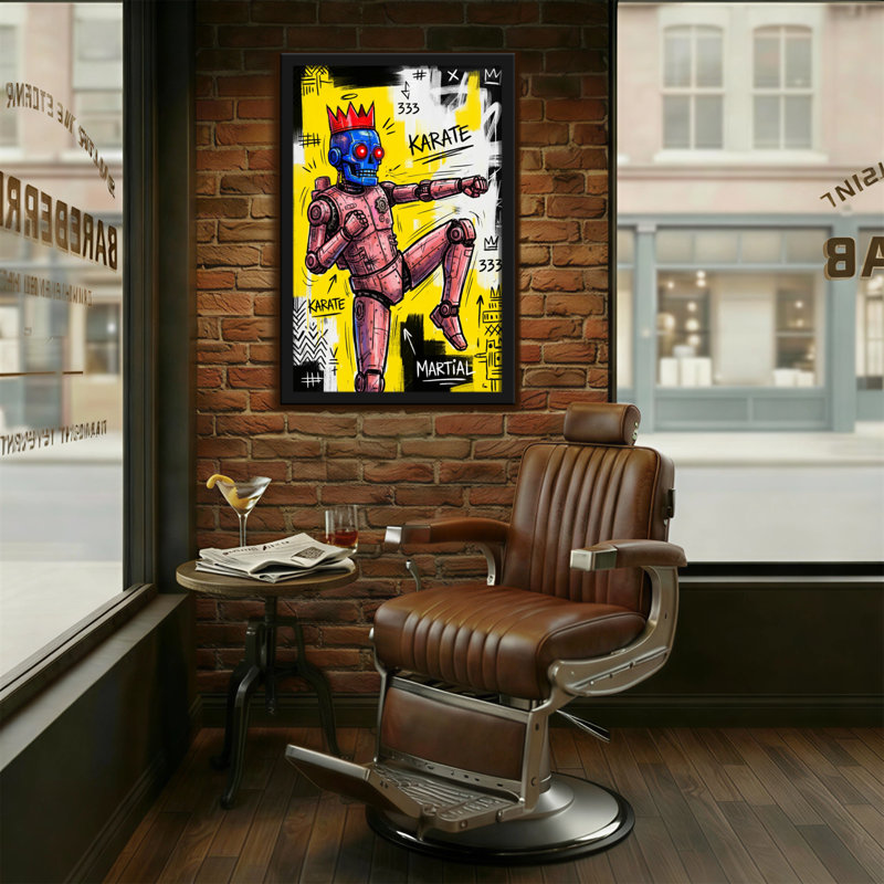 Art martial Fashion Robot Fashion, H 36 po x l 24 po