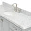 Meuble-lavabo sur pied simple 67 po avec plateau en marbre Cambridge-90865211-132365651