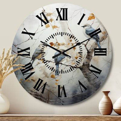 Bird Silent Watcher II - Animals Face Wall Clock
