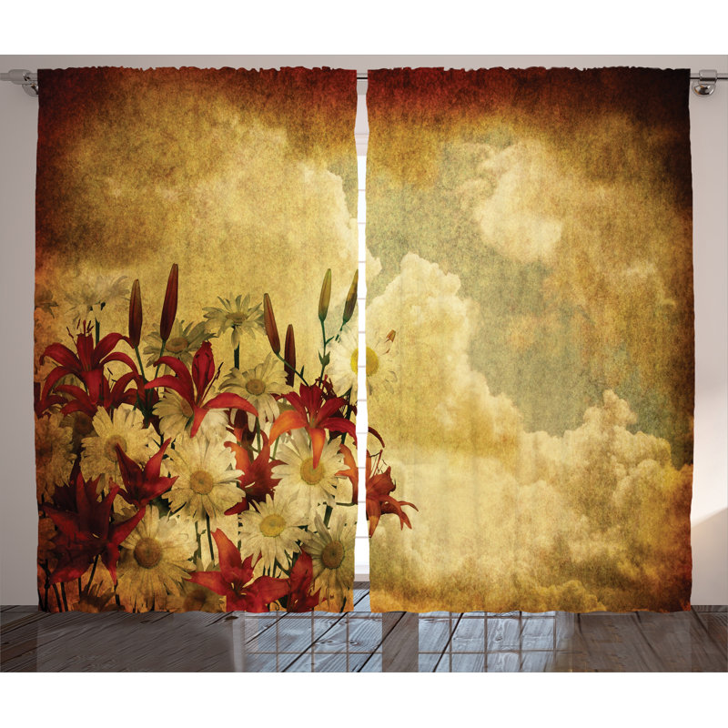 Balgobin Semi Sheer Curtain Pair, 54" x 96"