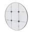 Miroir mural rond de 36 po en verre antique - un ajout charmant à la salle de bain, au vestibule, à la console de style traditionnel, parfait pour le vestibule et le foyer