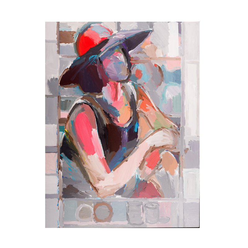Art sur toile, bol Hooshang Khorasani, H 47 po x l 35 po