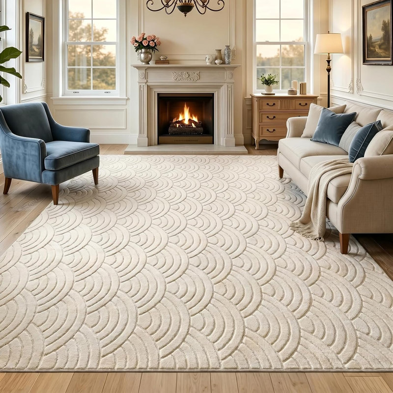 Tapis de couloir Soft Fluffy, Rectangle 5 pi x 7 pi