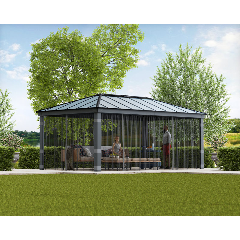 Gazebo Screen, 212cm H x 507cm W x 212cm D