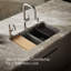 Riverby® 33" undermount double-bowl workstation kitchen sink-1894224679