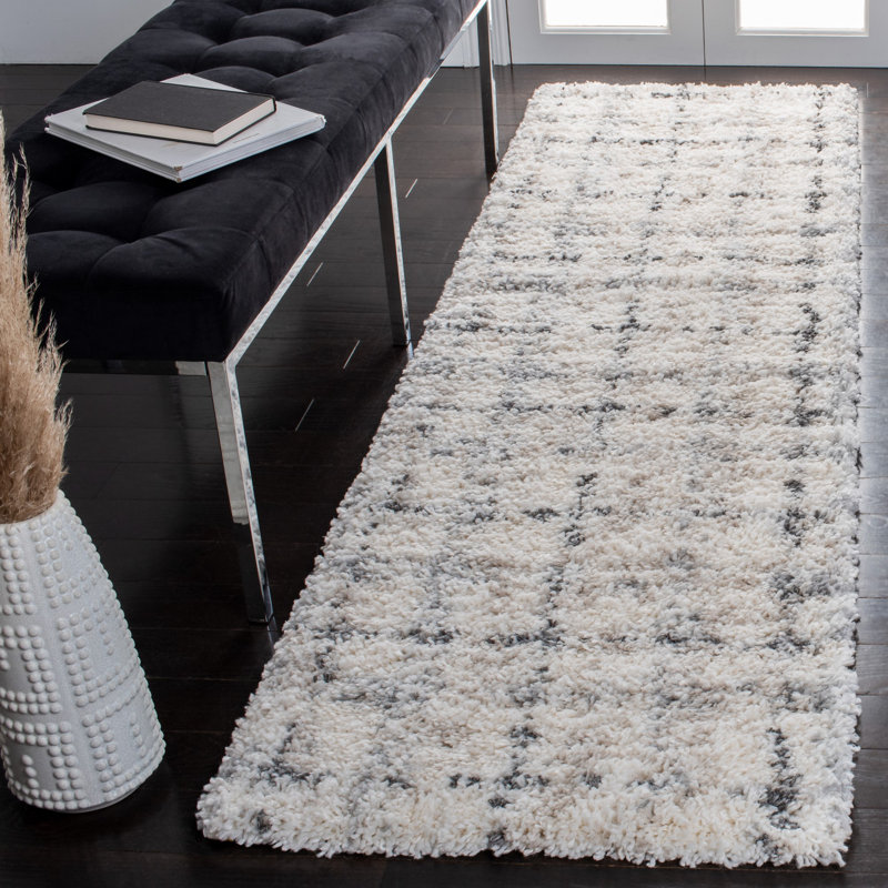 Hartz Shag 800 Performance Geometric Rug, Runner 2'3" x 14'