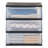 IRIS 3 Drawer Wide Plasitc Chest 