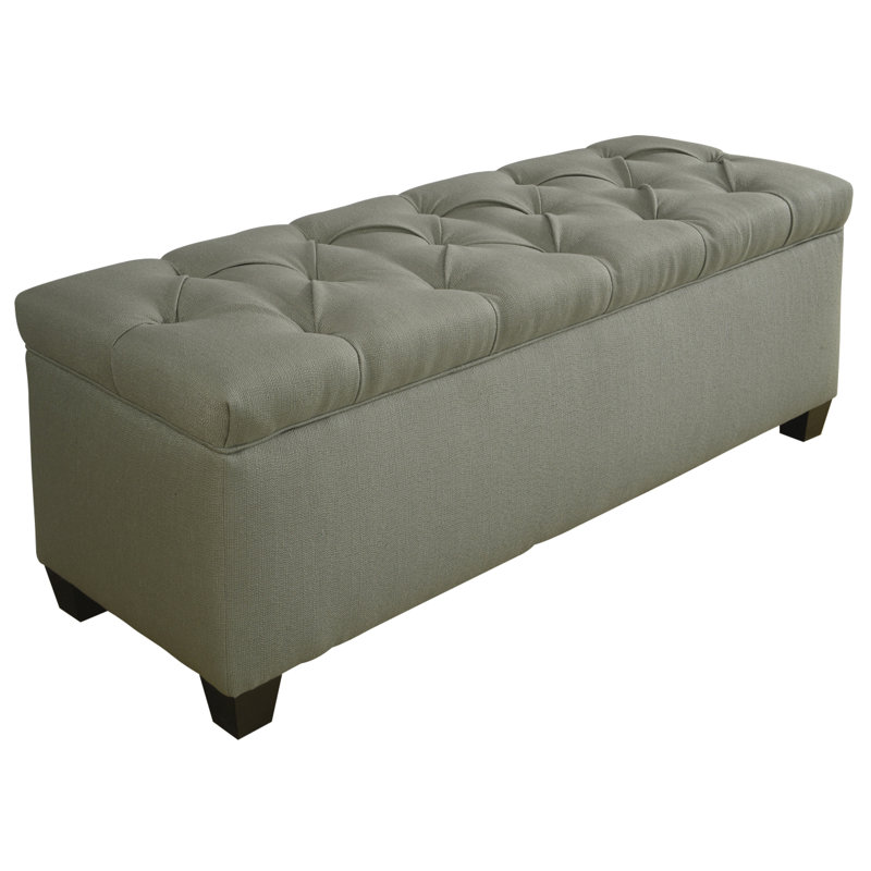 Banc de rangement pour chaussures Roessler, Écume de mer Candice, Grand