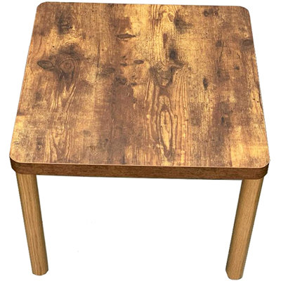 Eichler Solid Wood Tray Top End Table