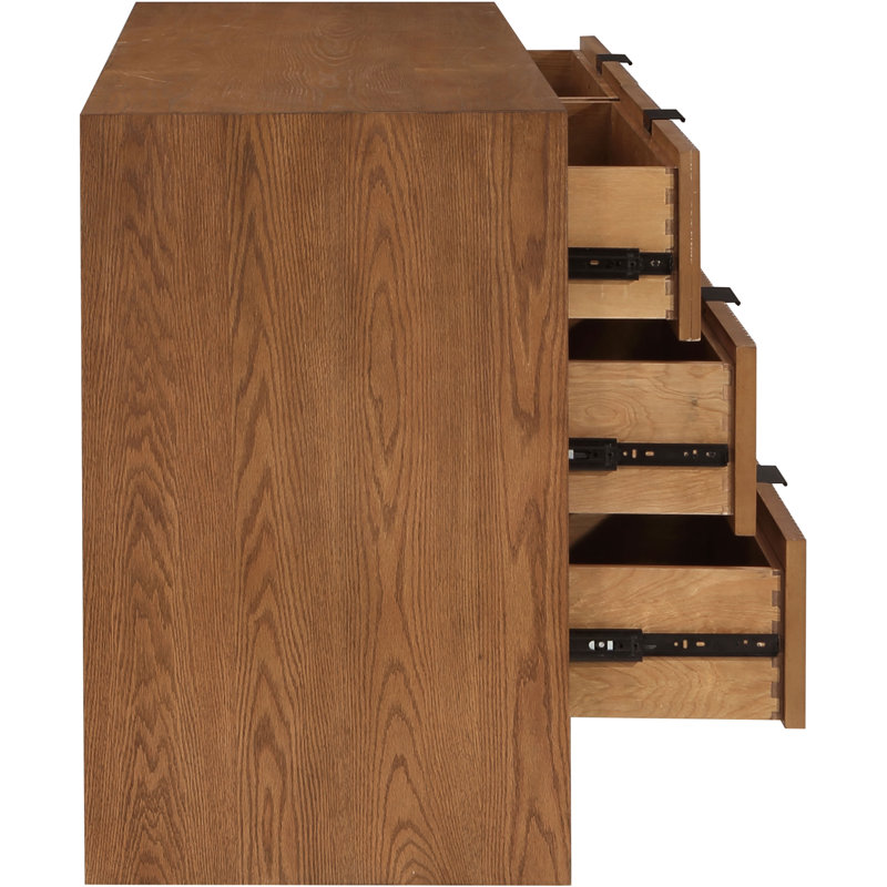 Commode 6 tiroirs Fairfax, Noyer