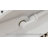 59" Egg Shape Ink Marble Freestanding Solid Surface Bathtub-125879527