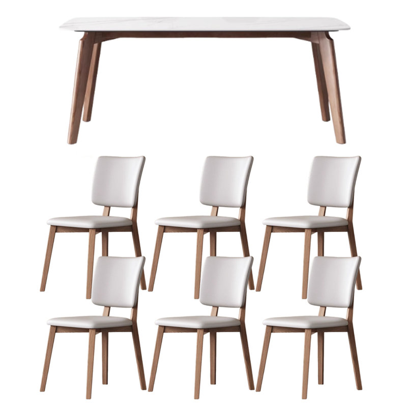 Ensemble de table de salle à manger Modern, H 28,74 po x L 59,05 po x l 35,43 po