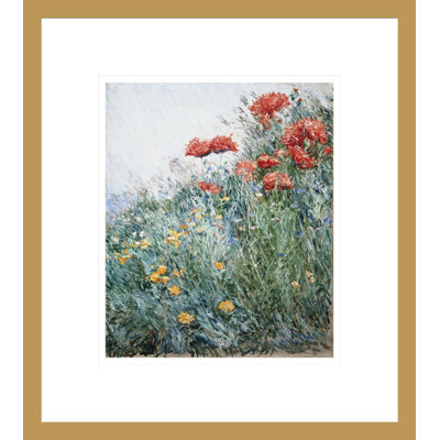 Poppies Appledore by Childe Hassam -Framed Giclee Print