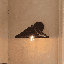 Applique murale 1 lumière Meridian en noir mat-1864773901