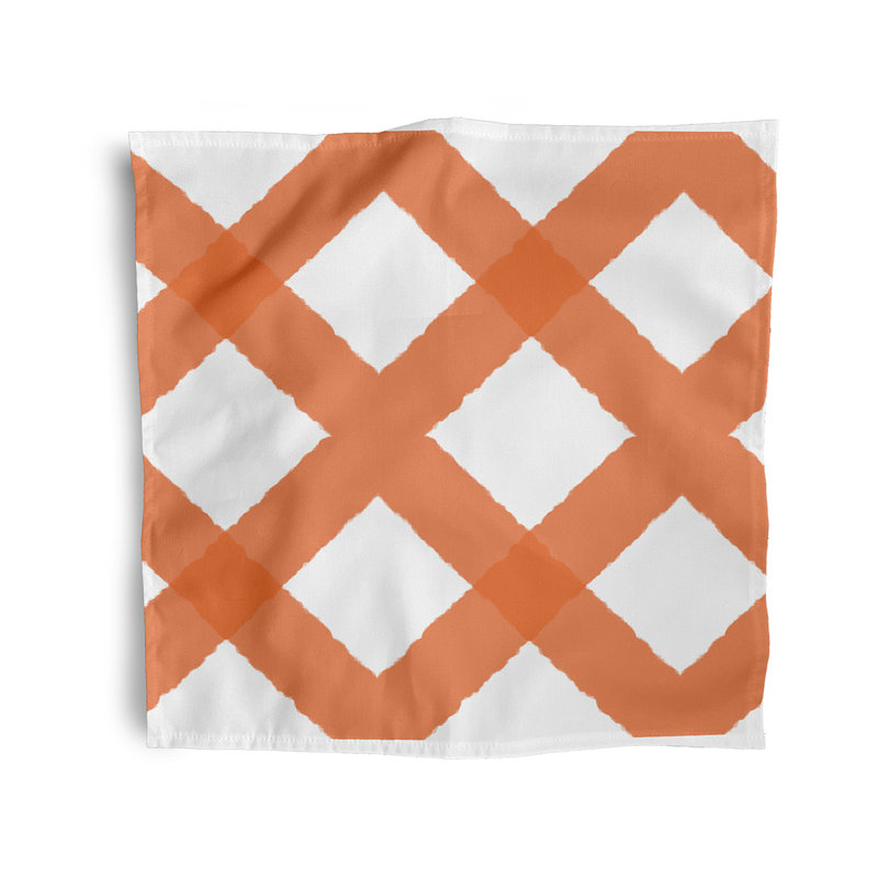 Lakela X Marks the Spot Napkins, Orange