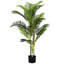Arbre artificiel de 61 po avec pot, 2, aspect persistant, sans assemblage, pour les espaces intérieurs à longs plumes, feuilles réelles, pré-empoté, entretien facile
