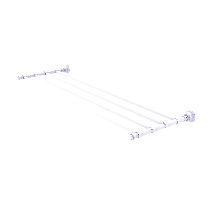 Porte-serviettes mural Freyja, Blanc mat, P 12,7 po x l 32 po x H 2 po