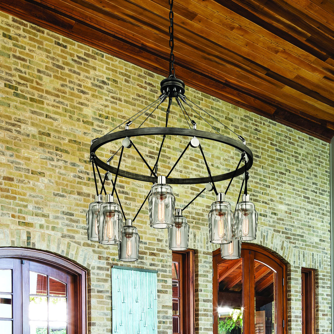 Citizen 8 - Light Wagon Wheel Pendant Troy Lighting