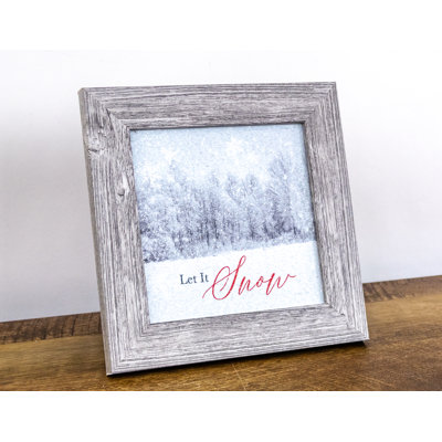 " Let It Snow Winter Woods "
