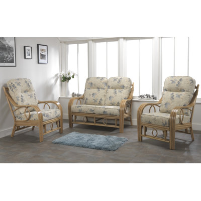 Julianna 3 Piece Conservatory Sofa Set