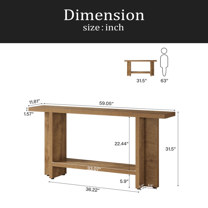 Double-Layer Storage Sofa Table,Hallway Table,Console Table
