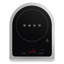 Contemporary Portable Induction Cooker in Matte Black-1982437691
