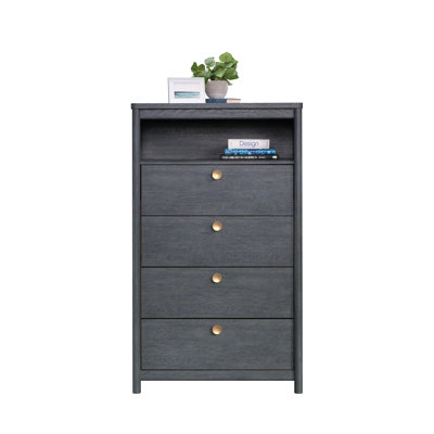 Commode, finition bleue