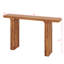 Longue console pour le hall d'entrée, table de canapé rectangulaire en bois de ferme derrière la table de canapé-937038645